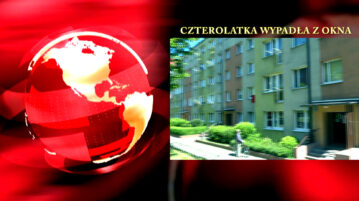 Czterolatka wypadła z okna