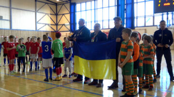Młodzi piłkarze Ukrainie