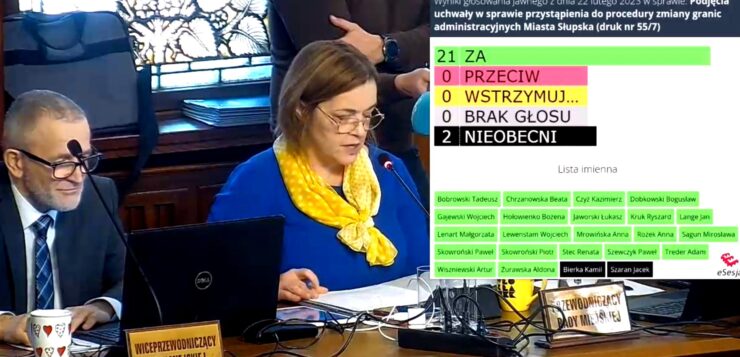 Wola dalszego powiększania Słupska