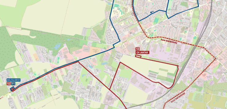 Linia nr 11 do Bolesławic