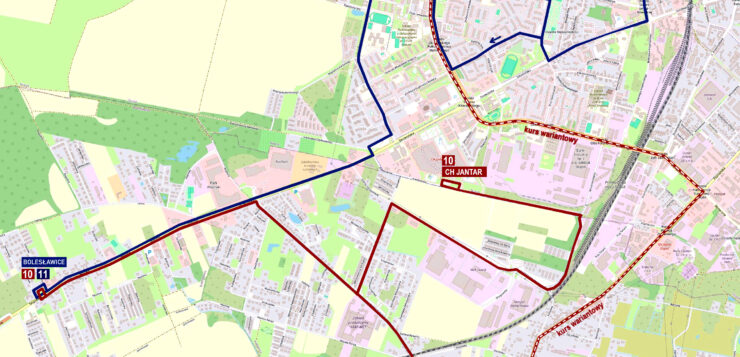 Linia nr 11 do Bolesławic