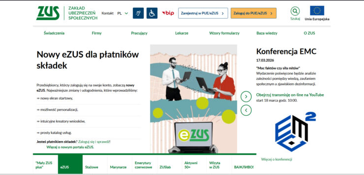 Jak załatwić sprawy w ZUS bez wychodzenia z domu? Bezpłatne webinarium