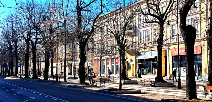 Odbetonowanie alei Wojska Polskiego