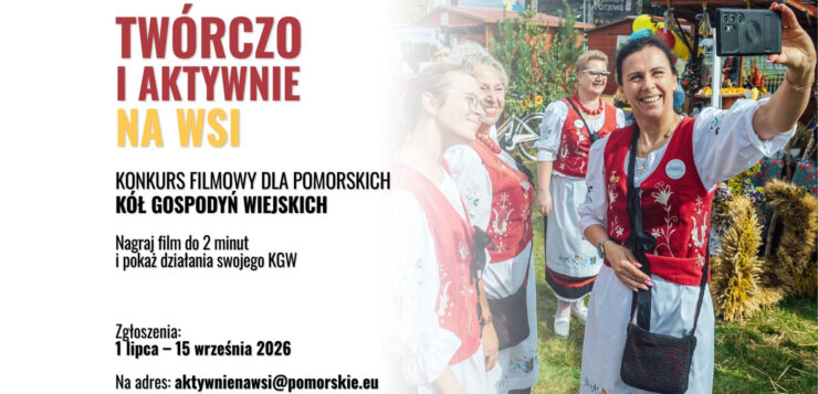 Konkurs filmowy dla pomorskich kół gospodyń wiejskich