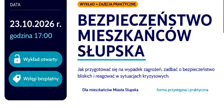Bezpieczeństwo zaczyna się od wiedzy. Spotkanie dla mieszkańców Słupska
