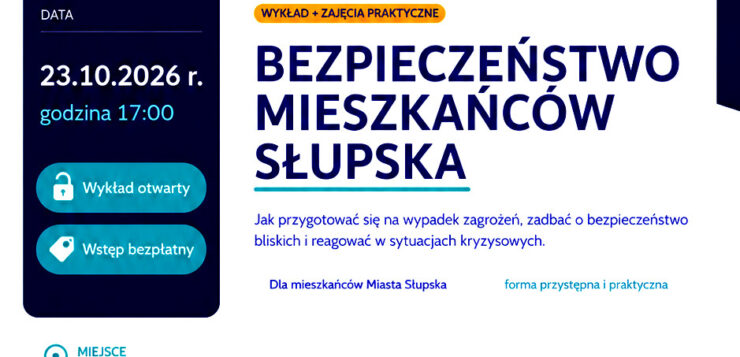 Bezpieczeństwo zaczyna się od wiedzy. Spotkanie dla mieszkańców Słupska